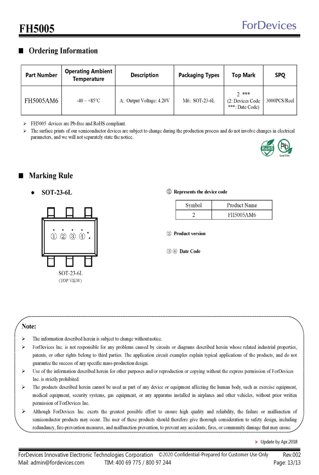 FH5005｜线性充电IC，ICC:0.5A，Vin:~10.0V, #2LED